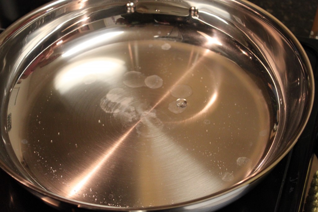 Stainless-Steel Pan is NON-STICK, The Water Test