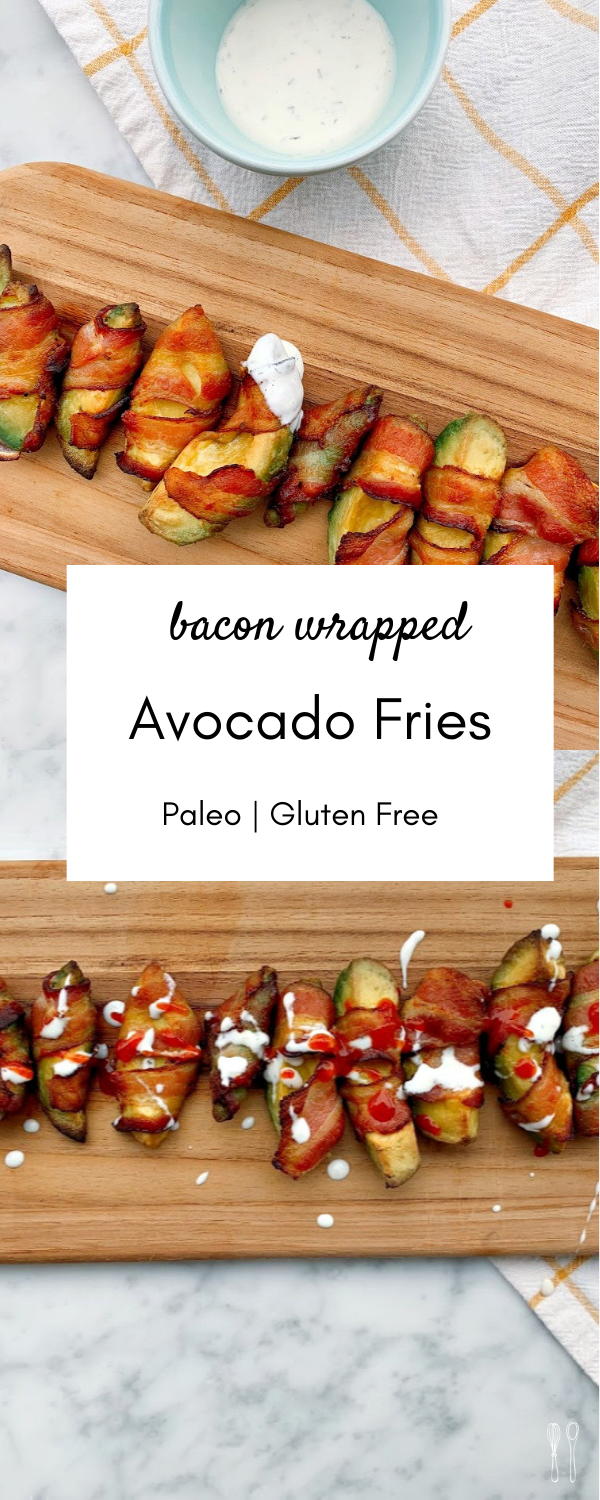 These crispy and creamy bacon wrapped avocado fries are simple and mouthwatering! Perfect for any gathering! 