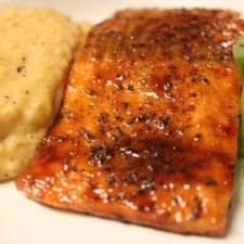 Sweet-Spicy Glazed Salmon-image