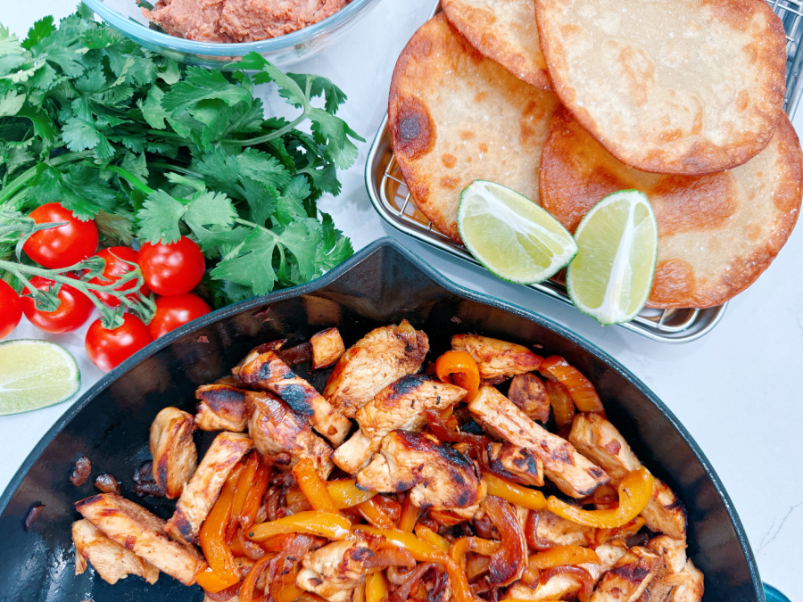 Juicy Chicken Fajitas