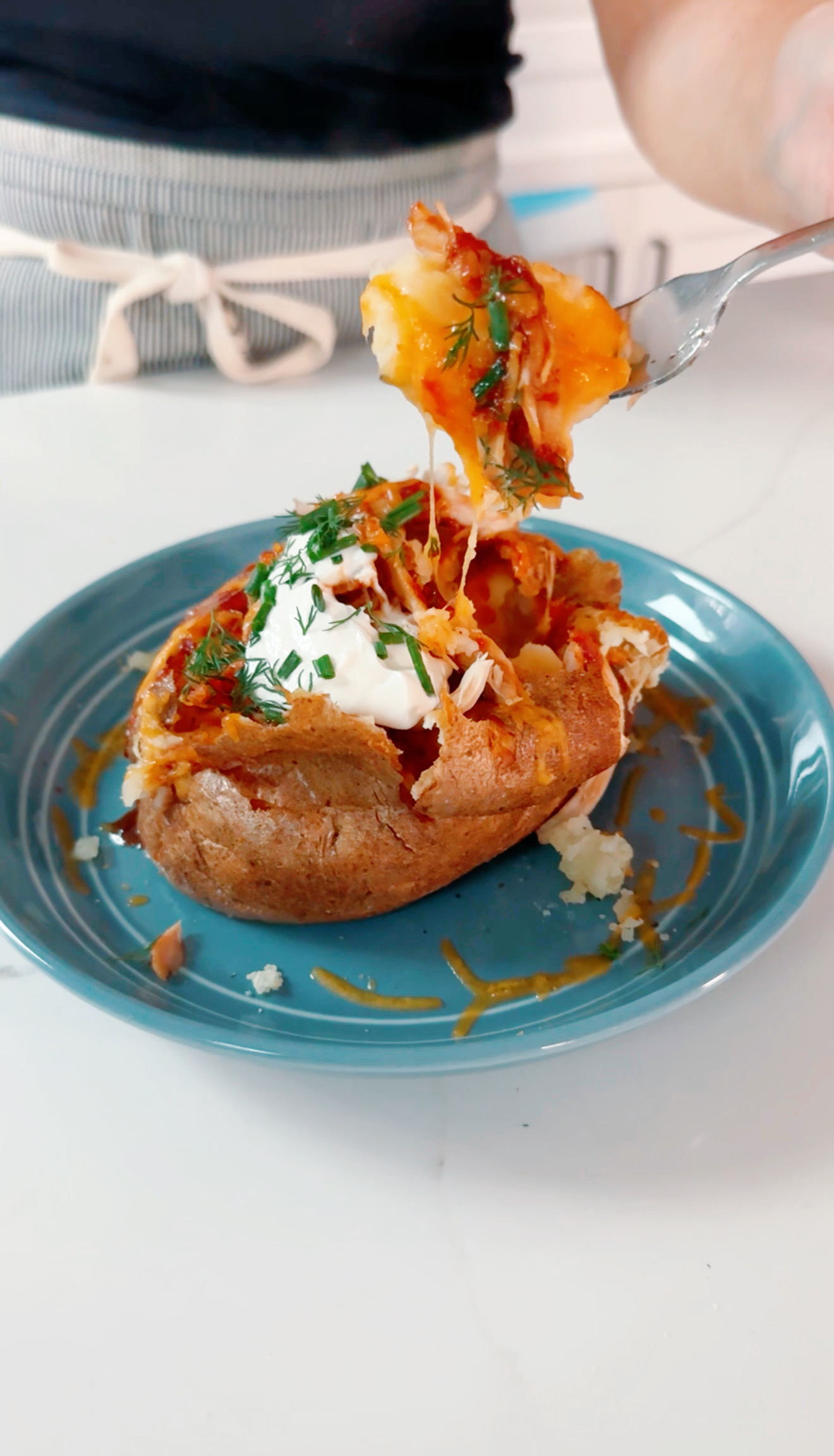The best way to make baked potatoes