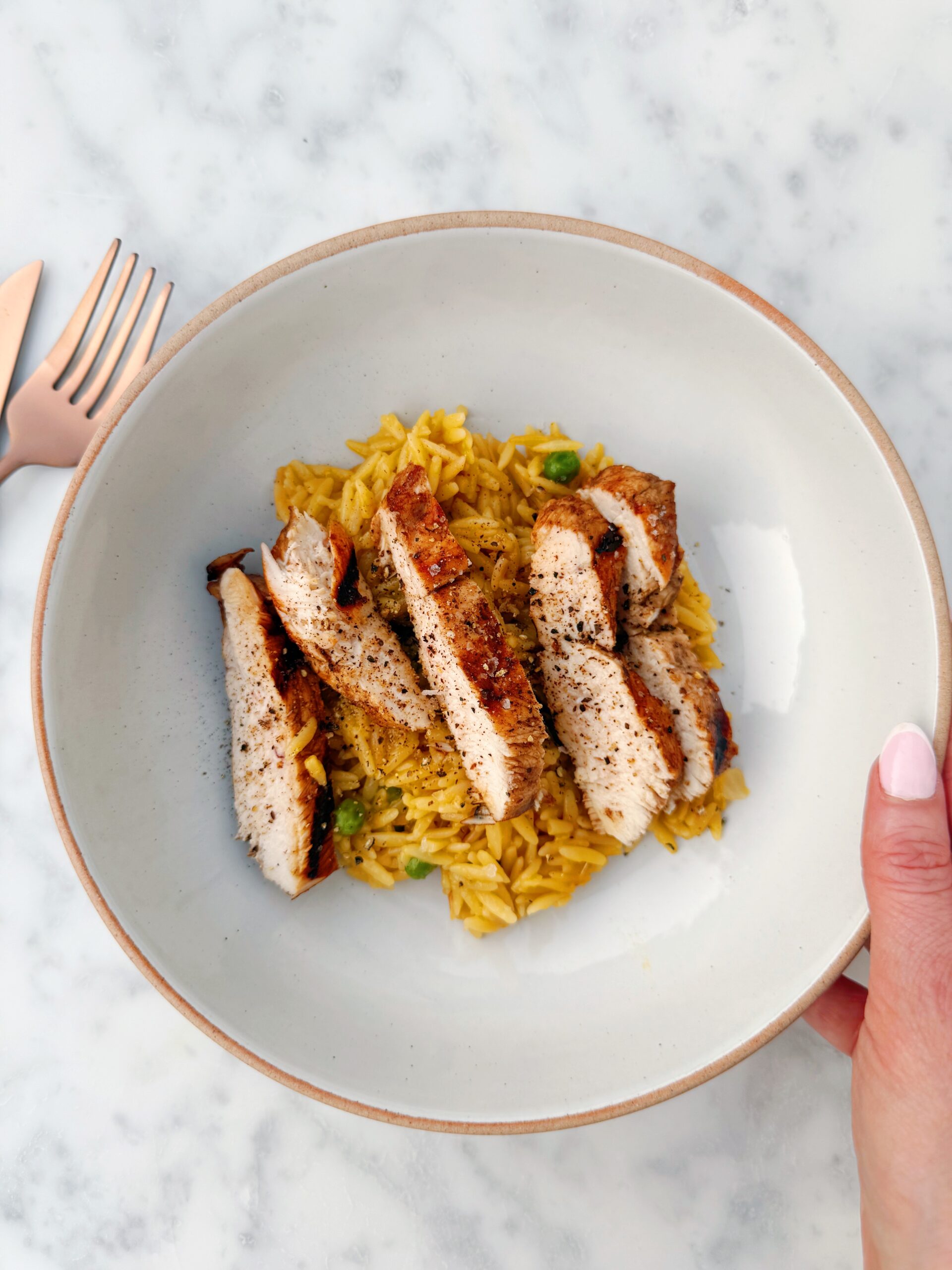 The Pasta of Summer: Lemony Orzo Pasta with Shaved Parmesan!